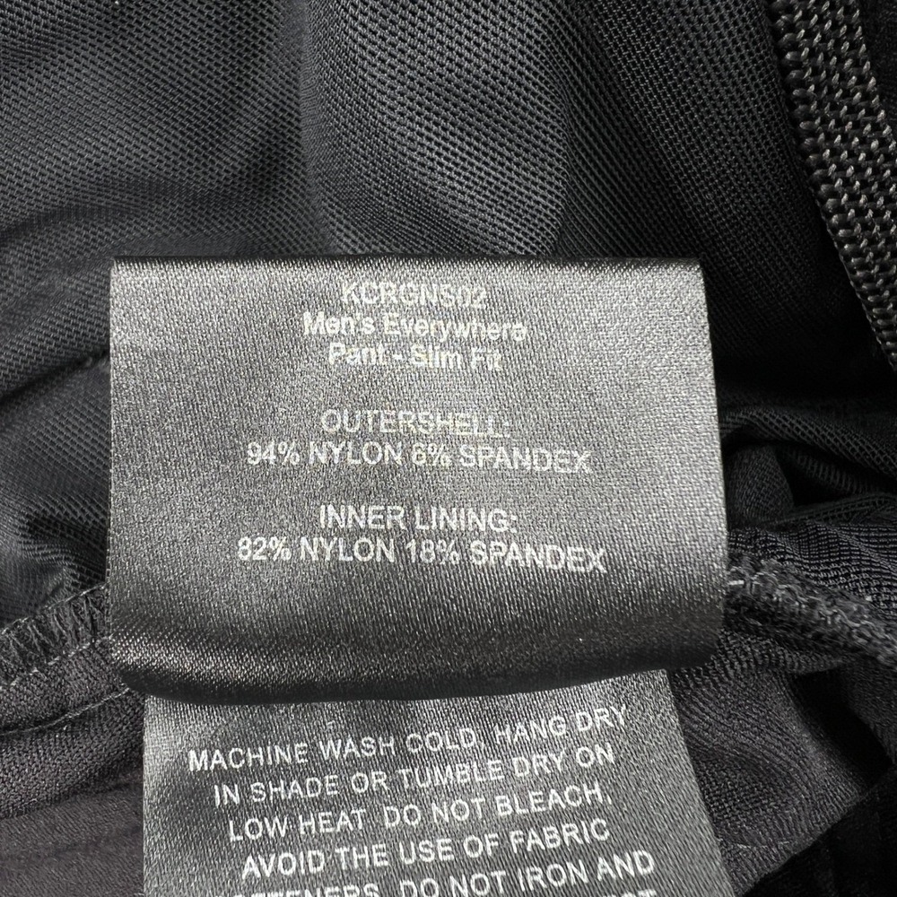 686 Everywhere Featherlight Chino Pant Slim Fit 34x32 Black Technical Travel - Picture 11 of 12